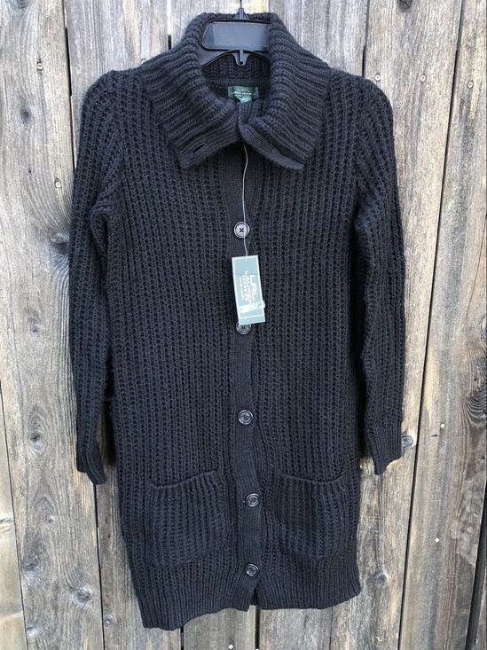 Lauren Jeans Co. Sweaters - LRL Lauren Jeans Co. Women’s Shawl Collar Cardigan Sweater Black Sz XS